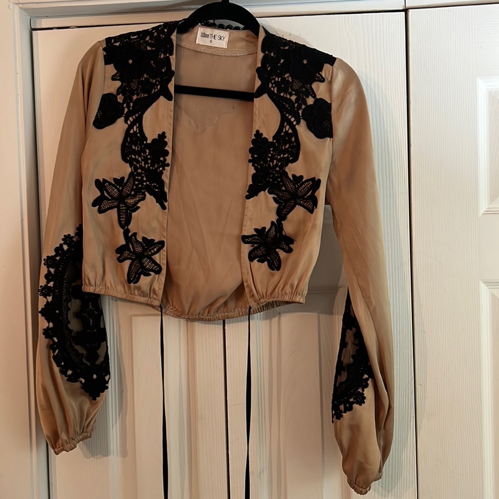 Satin crop top